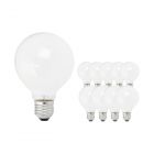 Multipack 10x Standard Glühlampe Globe Opal E27 G95 25W 230V