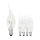 Multipack 10x Standaard Gloeilamp Flame Helder BA35 E14 25W 230V