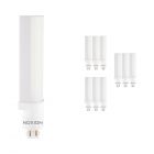 Multipack 10x Noxion Lucent LED PL-C HF 6.5W 830 | 4-Pins - Vervanger voor 18W