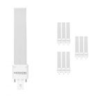 Voordeelpak 10x Noxion Lucent LED PL-S EM 4.5W 827 | Zeer Warm Wit - 2-Pin - Vervangt 10W and 13W
