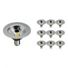Lot 10x Noxion Lucent Spot LED AR70 BA15d 7W 927 36D | Blanc Très Chaud - Meilleur rendu des couleurs - Dimmable 50W