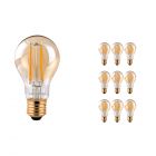 Multipack 10x Noxion Lucent Classic LED Gloeilamp A60 E27 8W 822 Helder | Dimbaar - Vervanger voor 50W
