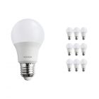 Mehrfachpackung 10x Noxion PRO LED Bulb A60 E27 9W 822-827 Matt | Dimmbar - Extra Warmweiß - Ersatz für 60W