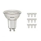 Flerpack 10x Noxion LED Spot GU10 4.6W 840 36D 440lm | Dimbar - Kallvit - Ersättare 50W