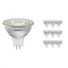 Lot 10x Noxion Spot LED GU5.3 5W 840 36D 490lm | Dimmable - Blanc Froid - Substitut 35W