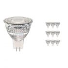 Lot 10x Noxion Spot LED GU5.3 7.8W 827 36D 730lm | Blanc Très Chaud - Substitut 50W