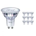 Mehrfachpackung 10x Philips CorePro LEDspot MV GU10 4W 827 36D | Extra Warmweiß - Dimmbar - Ersatz für 35W