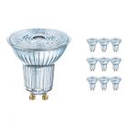 Mehrfachpackung 10x Osram Parathom GU10 PAR16 5.5W 927 36D | Dimmbar - Extra Warmweiß - Höchste Farbwiedergabe - Ersatz für 50W