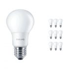 Voordeelpak 10x Philips CorePro LEDbulb E27 A60 5W 840 A60 Mat | Vervanger voor 40W