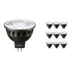 Voordeelpak 10x Philips LEDspot ExpertColor GU5.3 MR16 6.5W 930 36D (MASTER) | Hoogste Kleurweergave - Dimbaar - Vervanger voor 35W