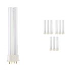 Lot 10x Philips PL-S 9W 830 4P (MASTER) | 4 broches