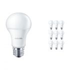 Mehrfachpackung 10x Philips CorePro LEDbulb E27 10.5W 830 Matt | Ersatz für 75W