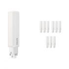 Multipack 10x Philips CorePro PL-C LED 6.5W 840 | Blanco Frio - 4-Pines - Reemplazo 18W