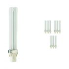 Voordeelpak 10x Philips PL-S 9W 830 2P (MASTER) | 2-Pins