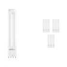 Voordeelpak 10x Osram Dulux L LED 2G11 7W 840 | 4-Pins - Vervanger voor 18W