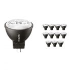 Voordeelpak 12x Philips LEDspot LV GU4 MR11 3.5W 827 24D (MASTER) | Vervanger voor 20W