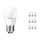 Flerpack 10x Philips CorePro LEDluster E27 P45 4W 827 Matt | Ersättare 25W