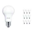 Multipack 10x Philips LEDbulb E27 A60 9W 927 Matt (MASTER) | DimTone Dimmable - Replacer for 60W