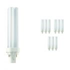 Multipack 10x Philips PL-C 18W 827 2P (MASTER) | Extra Warm White - 2-Pin