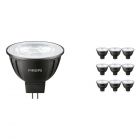 Multipack 10x Philips LEDspot LV GU5.3 MR16 8W 827 36D (MASTER) | Extra Warm White - Dimmable - Replaces 50W