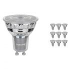 Mehrfachpackung 10x Philips LEDspot Wert GU10 6.2W 940 36D (MASTER) | Dimmbar - Höchste Farbwiedergabe - Kaltweiß - Ersatz für 80W