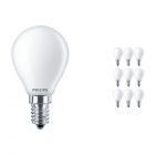Multipack 10x Philips Classic LEDlustre E14 P45 4.3W 827 Frosted | Replaces 40W