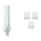 Voordeelpak 10x Philips PL-C 13W 827 2P (MASTER) | Zeer Warm Wit - 2-Pin