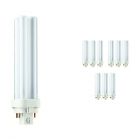 Voordeelpak 10x Philips PL-C 18W 827 4P (MASTER) | Zeer Warm Wit - 4-Pin