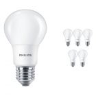 Voordeelpak 6x Philips CorePro LEDbulb E27 A60 5W 927 Mat | Beste Kleurweergave - Zeer Warm Wit - Dimbaar - Vervangt 40W