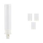 Flerpack 10x Osram Dulux-D LED 10W 840 | Kallvit - 2-stift - Ersättare 26W