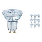 Monipakkaus 10x Osram Parathom GU10 PAR16 4.3W 830 36D | Lämmin Valkoinen - Korvaa 50W