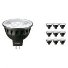 Multipack 10x Philips LEDspot ExpertColor GU5.3 MR16 7.5W 930 24D (MASTER) | Warm White - Best Colour Rendering - Dimmable - Replaces 50W