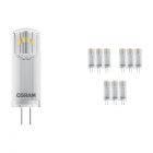 Multipack 10x Osram Parathom Star Pin G4 1.8W 827 Clear | Extra Warm White - Replaces 20W