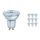Confezione Multipack 10x Osram Parathom GU10 PAR16 5.5W 940 36D | Dimmerabile - Bianco Freddo - Miglior resa cromatica - Sostitua 50W