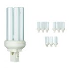 Multipack 10x Philips PL-T 18W 830 2P (MASTER) | Luz Cálida - 2-Pines