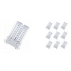 Multipack 10x Osram Dulux F 24W 830 | Luz Cálida - 4-Pines