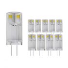 Multipack 10X Noxion LED Bolt G4 0.9W 827 12V | Extra Warm White - Replaces 10W