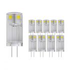 Lot 10X Noxion LED Bolt G4 0.9W 830 12V | Blanc Chaud - Équivalent 10W