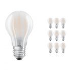 Lot 10x Osram Parathom Retrofit classique E27 A60 5W 827 470lm Dépolie | Dimmable - Remplacement 40W