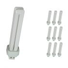 Confezione Multipack 10x Osram Dulux D/E 26W 827 | Bianco MolaCaldo - 4-Pin