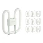 Fordelspakning 10x Philips PL-Q 16W 830 2P (MASTER) | varm hvit - 2-stift
