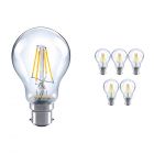Fordelspakke 6x Sylvania ToLEDo Retro Ball B22 klar 2.5W | erstatter 25W