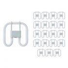 Confezione Multipack 20x Osram CFL Piazza 28W 827 2P GR8 | Bianco MolaCaldo - 2-Pin