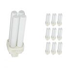 Multipack 10x Philips PL-C 10W 840 4P (MASTER) | Cool White - 4-Pin