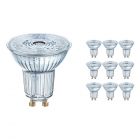 Voordeelpak 10x Osram Parathom GU10 PAR16 9W 927 550lm | Dimbaar - Vervanger voor 80W