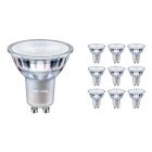 Multipack 10x Philips LEDspot MV Value GU10 3.7W 940 36D (MASTER) | Best Colour Rendering - Cool White - Dimmable - Replaces 35W