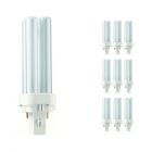 Monipakkaus 10x Philips PL-C 10W 840 2P (MASTER) | Kylmä Valkoinen - 2-nastaa