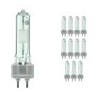 Flerpack 12x Philips MASTERColour CDM-T 150W 942 G12 | Kallvit