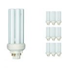 Monipakkaus 10x Philips PL-T 26W 840 4P (MASTER) | Kylmä Valkoinen - 4-nastaa