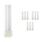 Mehrfachpackung 10x Philips PL-S 7W 840 4P (MASTER) | 4-Pins